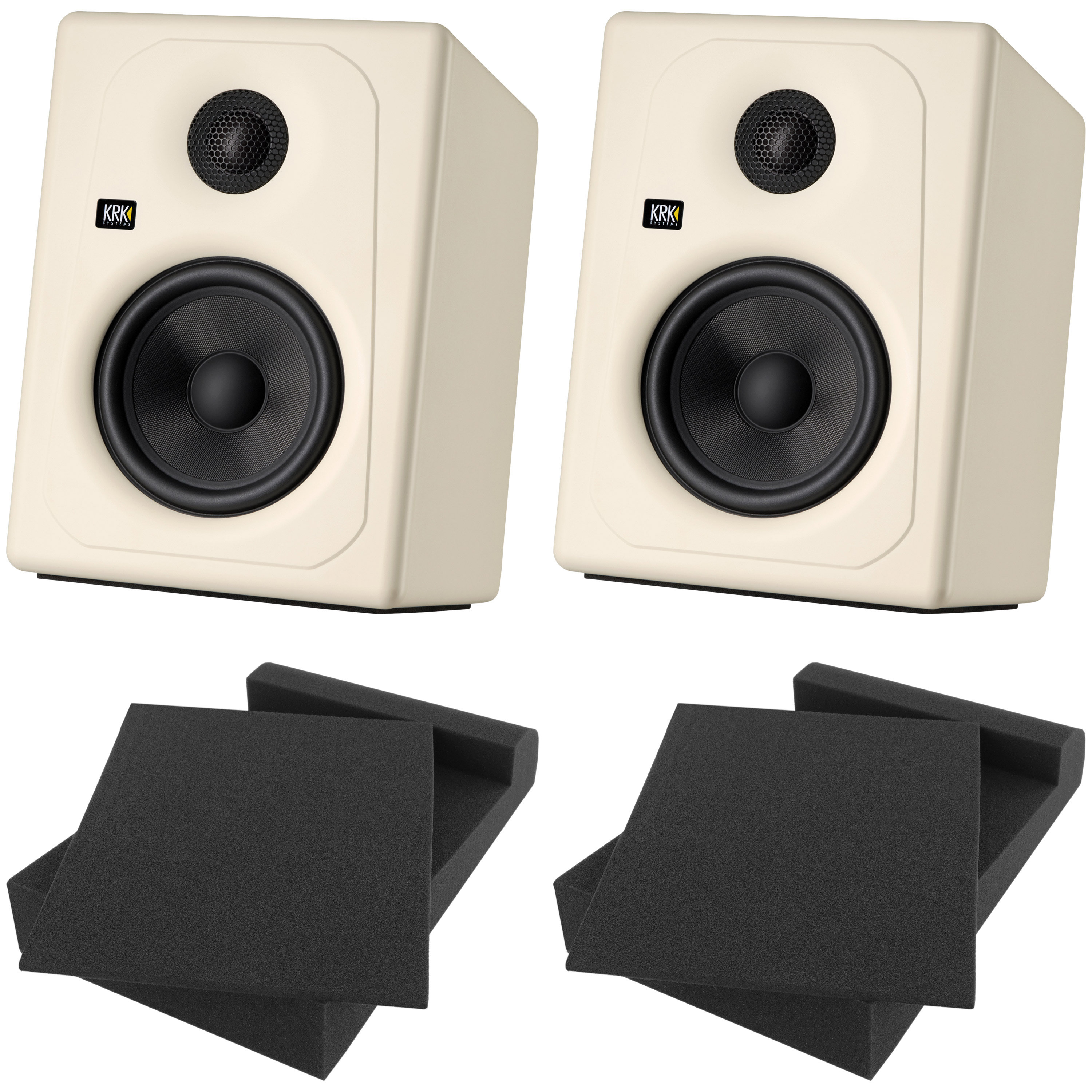 Krk Kreate 5 Latte + Monisoft (La paire)