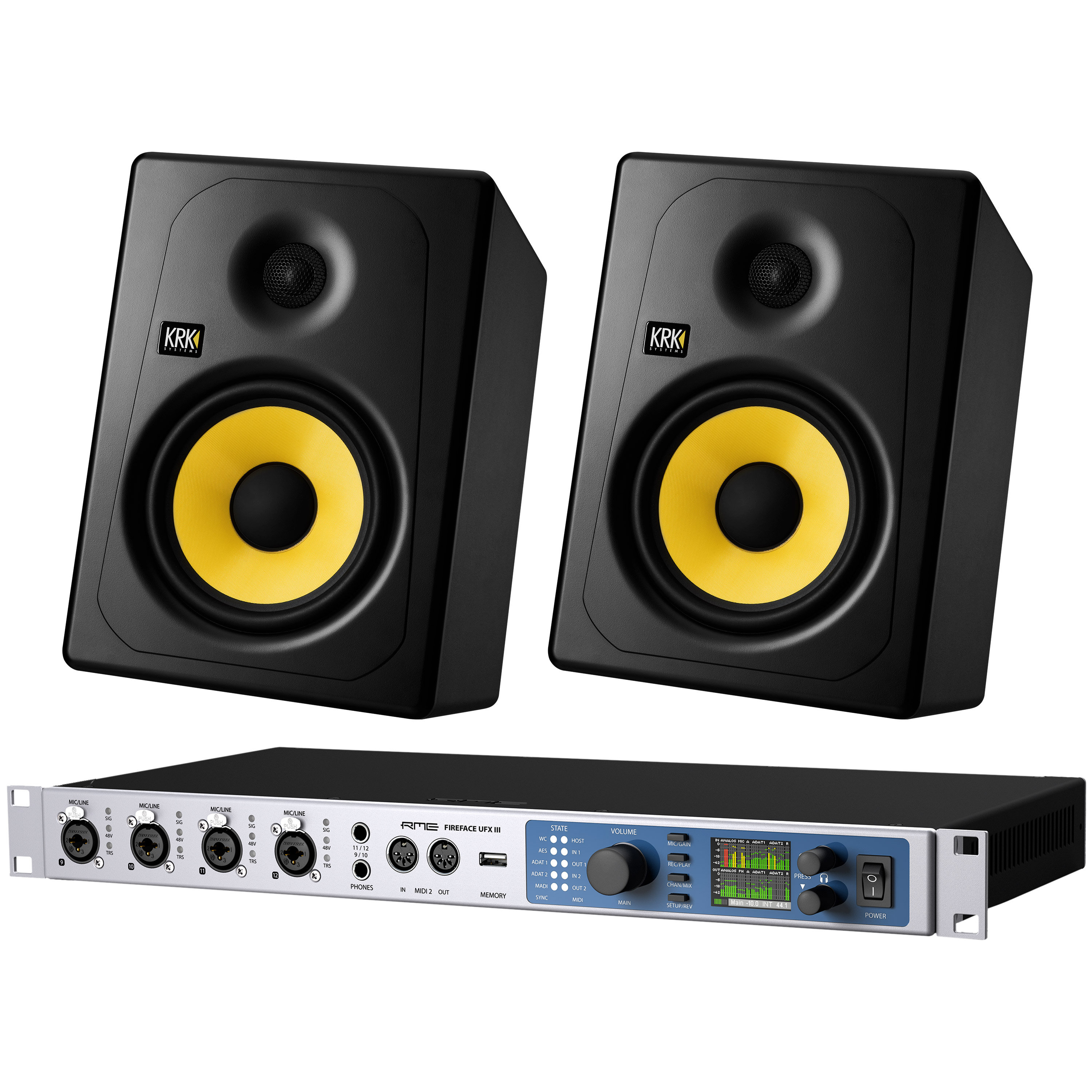 Rme Pack Fireface UFX III + Enceinte Kreate 8 (la paire)