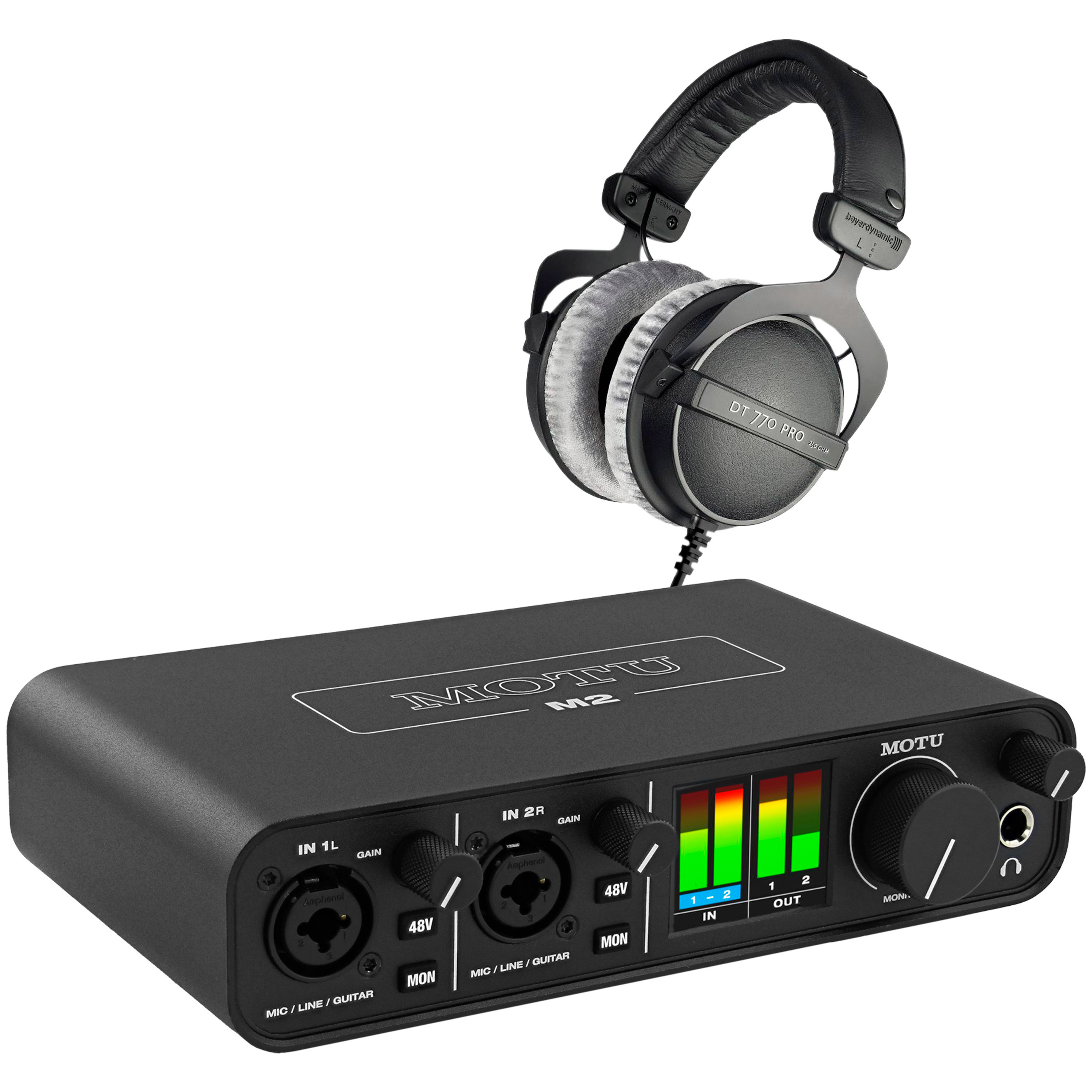 Motu Pack M2 + Casque DT 770 PRO 250