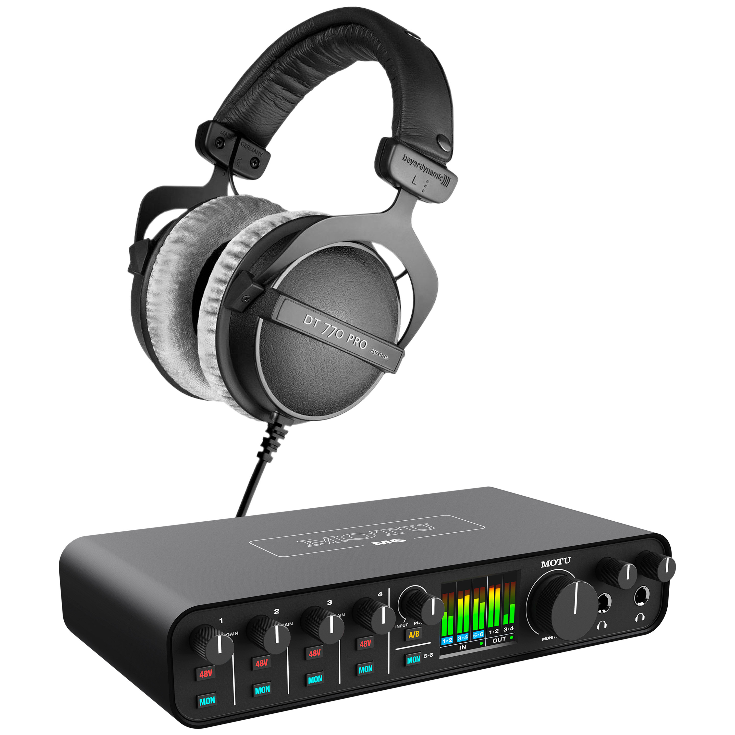Motu Pack M6 + Casque DT 770 PRO 250