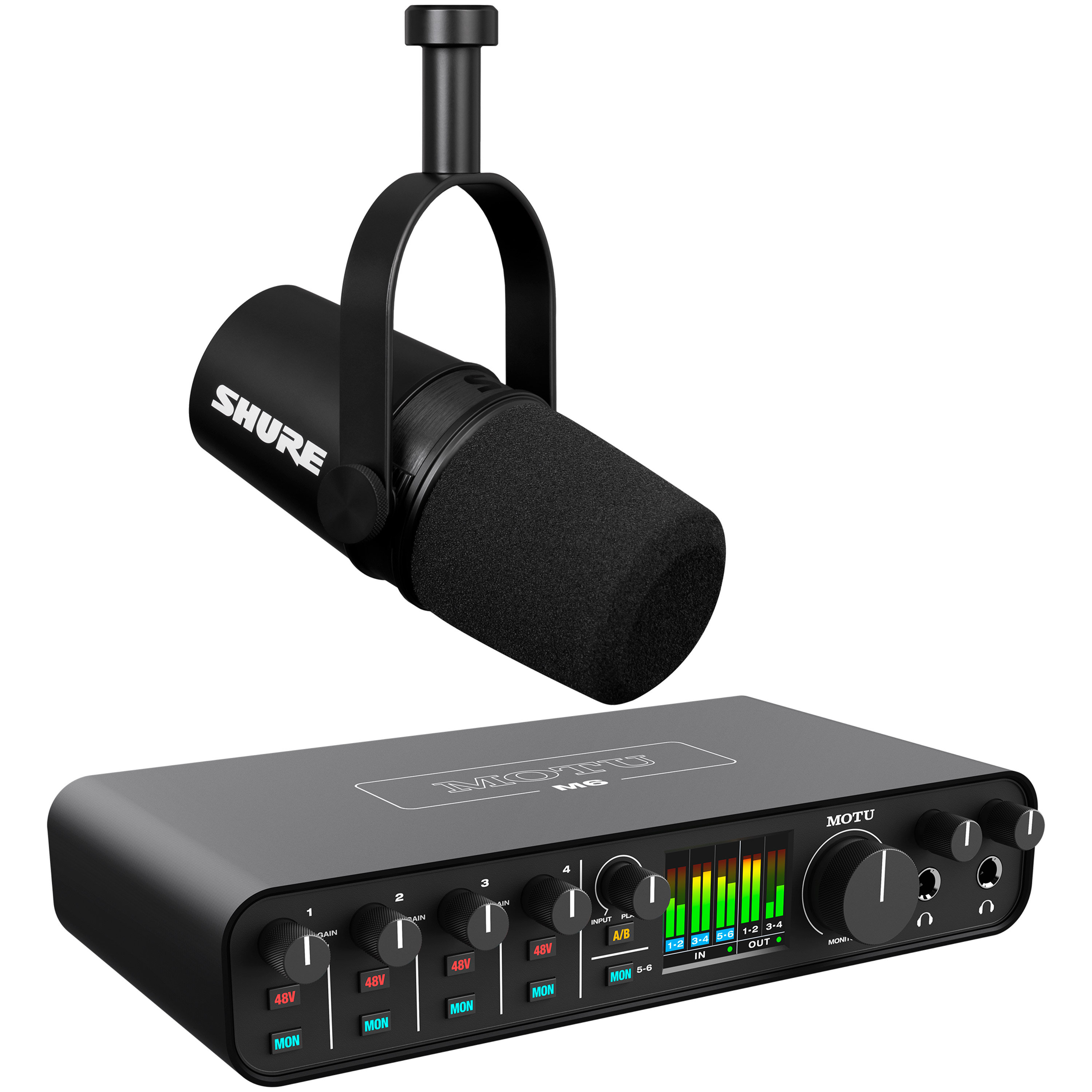 Motu Pack M6 + Micro MV7X