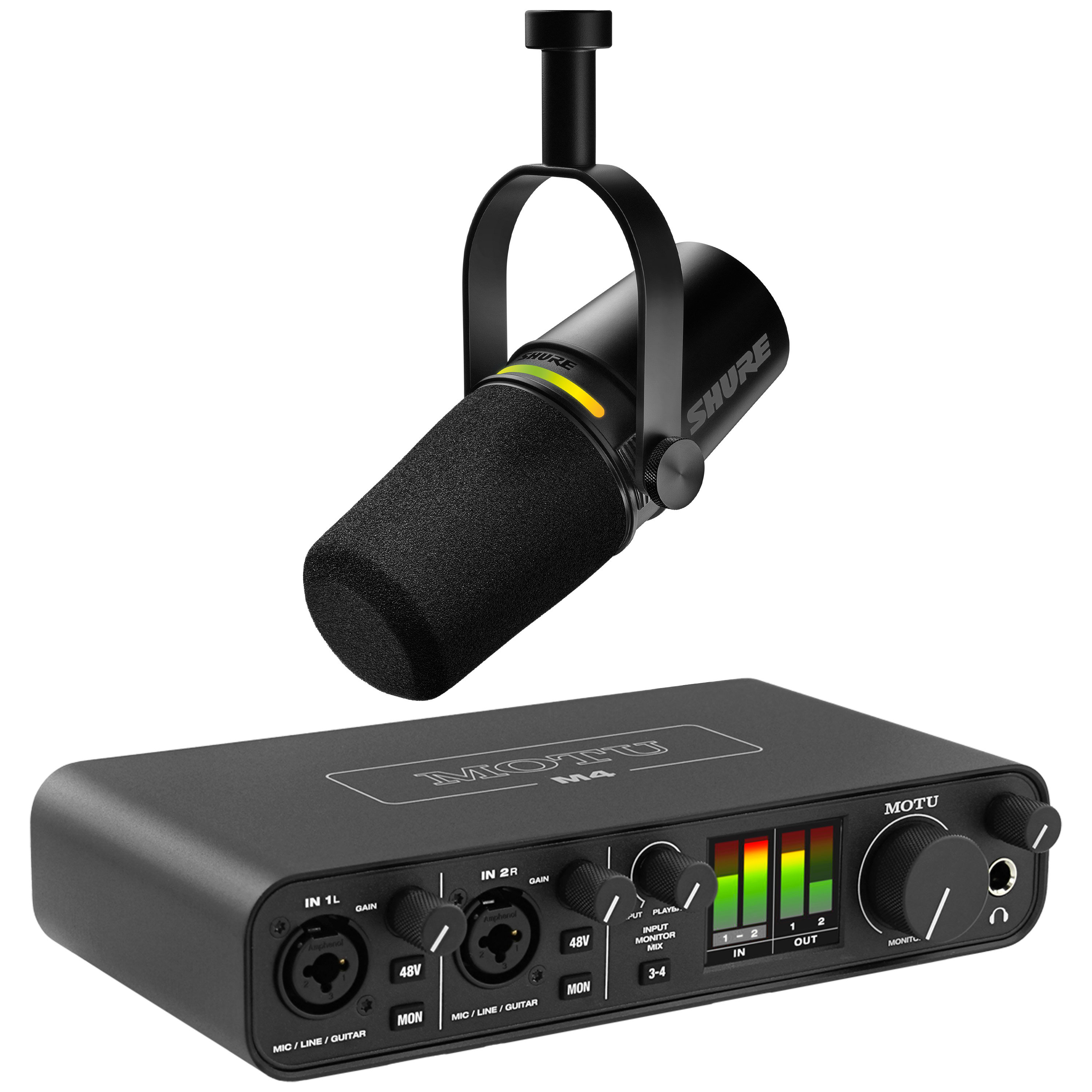 Motu Pack M4 + Micro MV7+ K