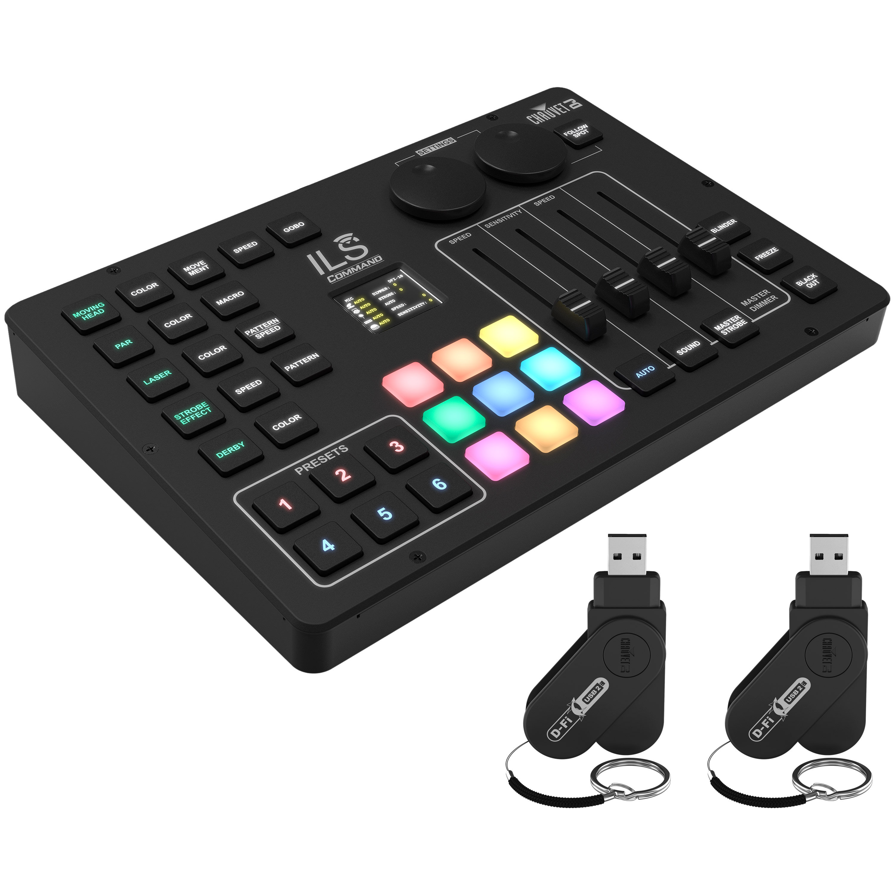 Chauvet Pack ILS Command + D-Fi USB 2 (La paire)