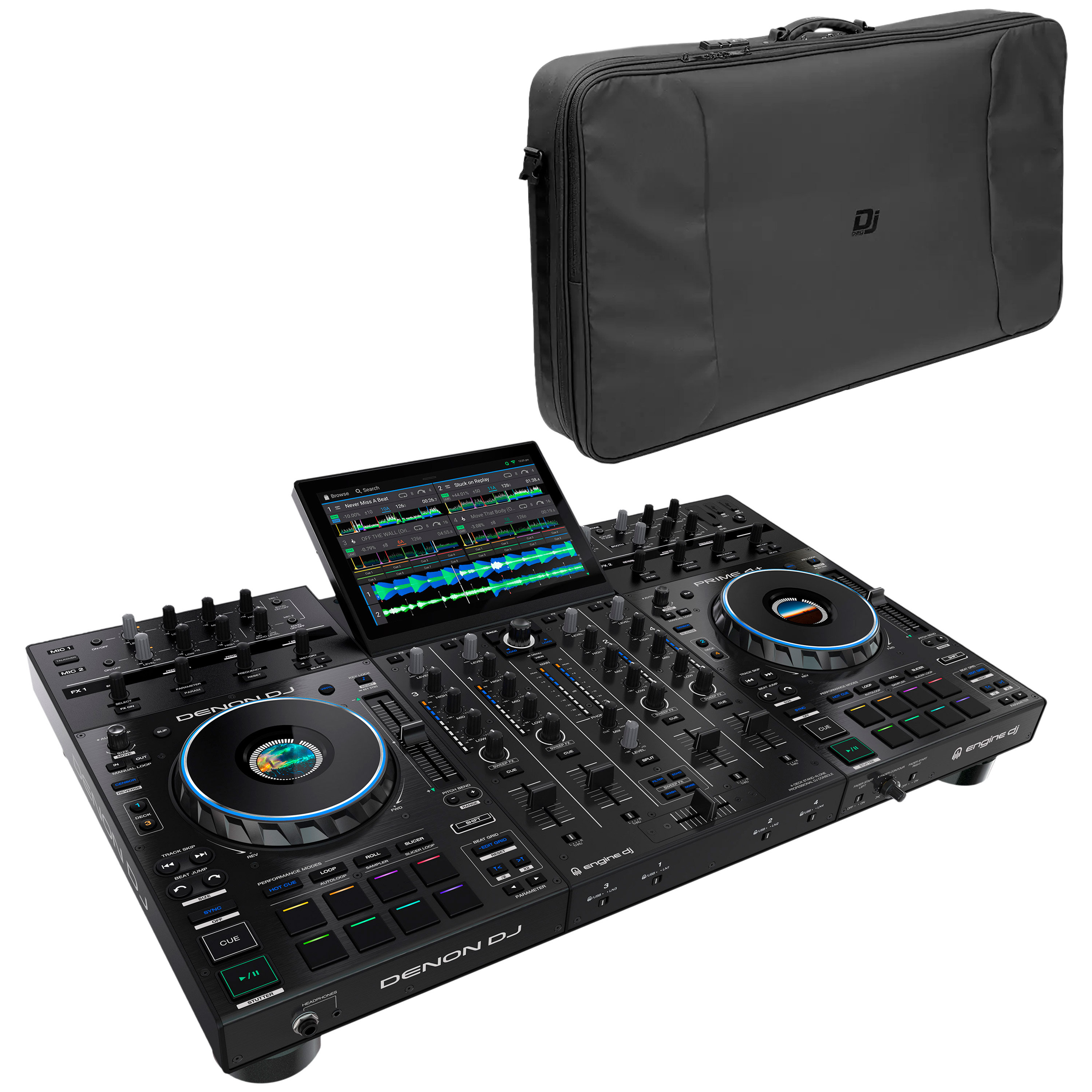 Denon DJ Pack Prime 4+ + Étui