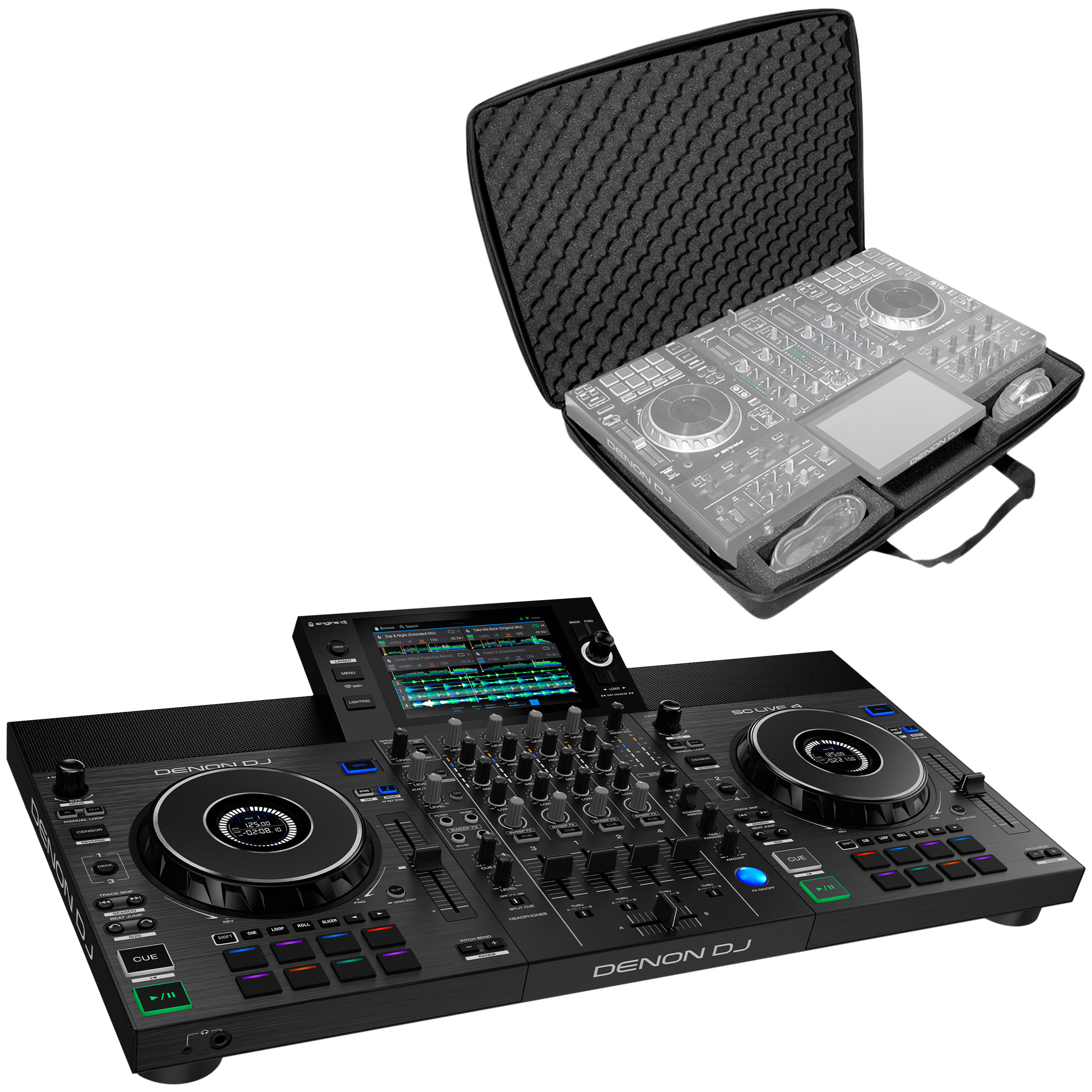 Denon DJ Pack SC Live 4 + Étui Eva Case Prime 4