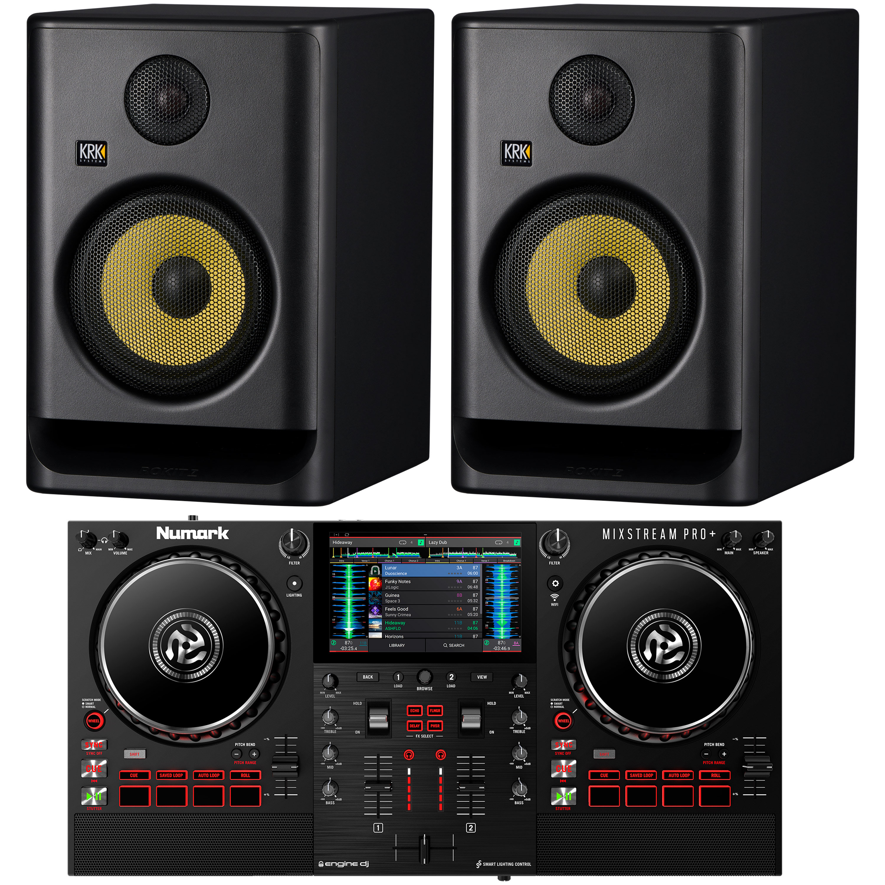 Numark Pack Mixstream Pro + + Enceinte Rokit RP7 G5 (la paire)