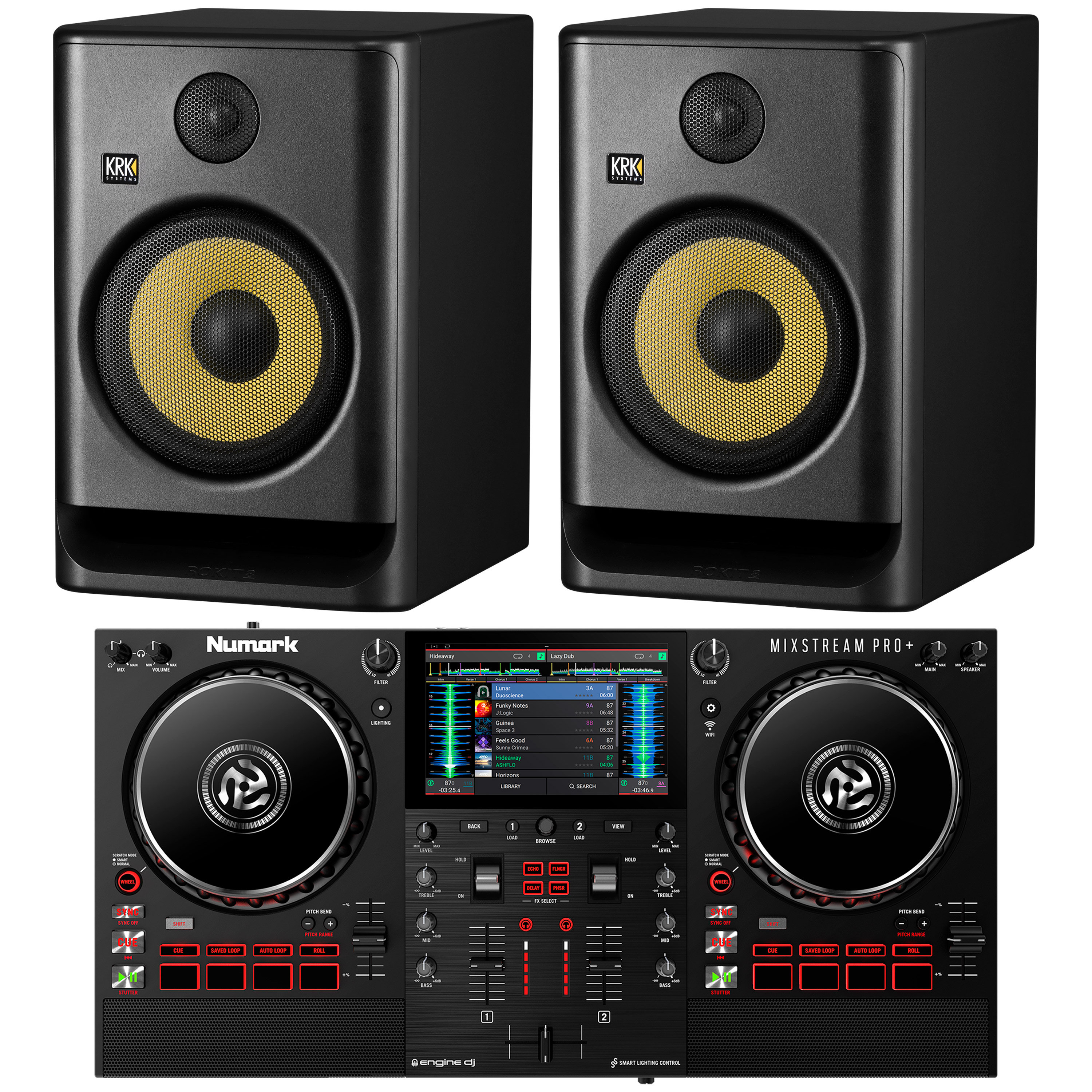 Numark Pack Mixstream Pro + + Enceinte Rokit RP8 G5 (la paire)