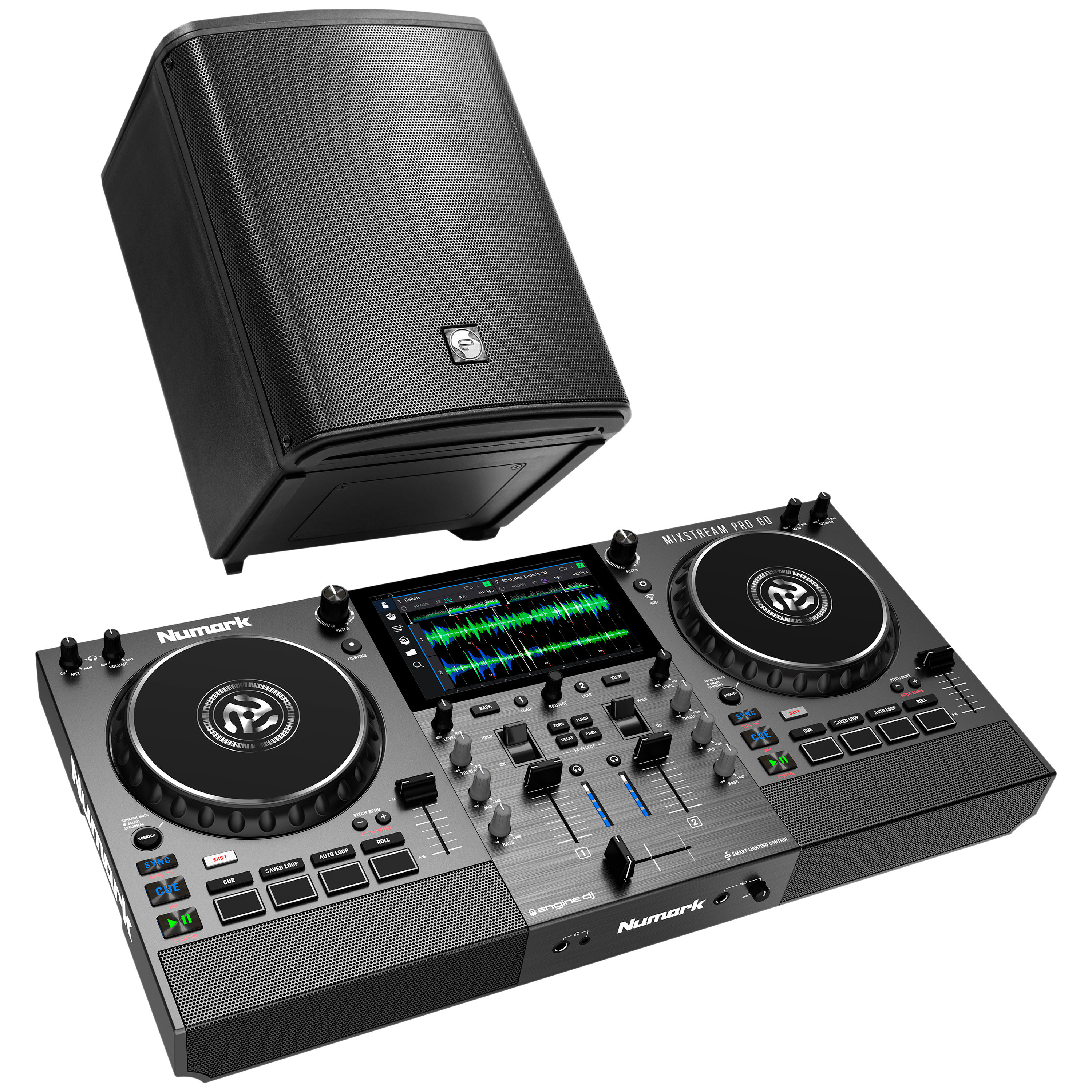 Numark Pack Mixstream Pro Go + Enceinte e-GO