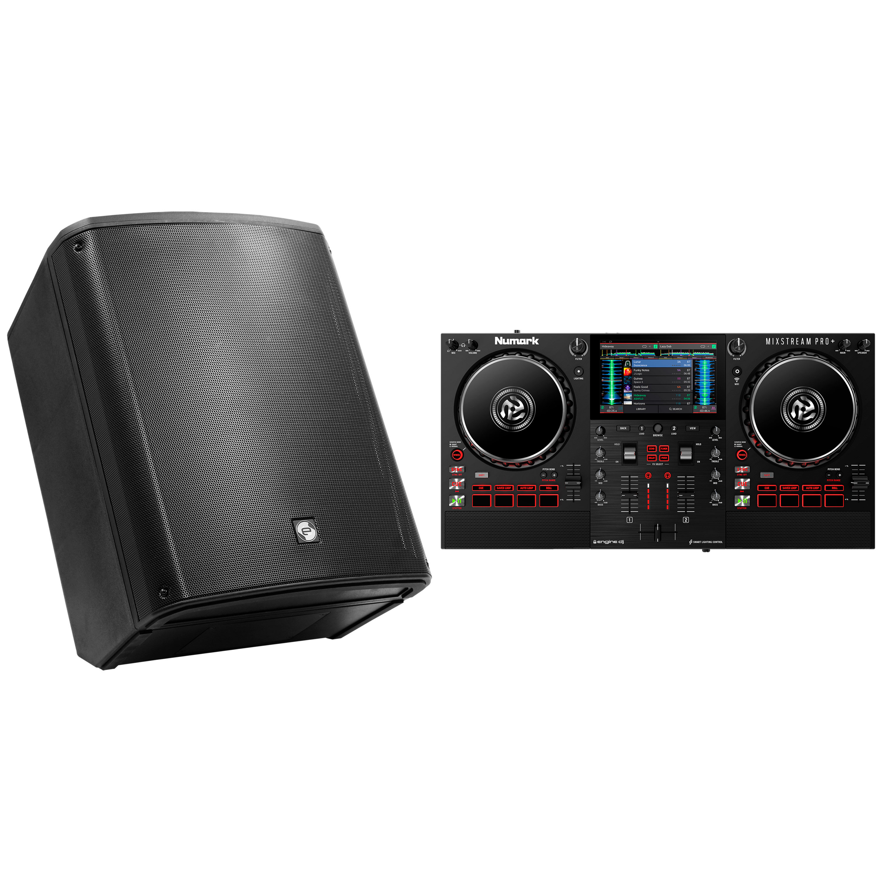 Numark Pack Mixstream Pro+ + Enceinte e-GO Max