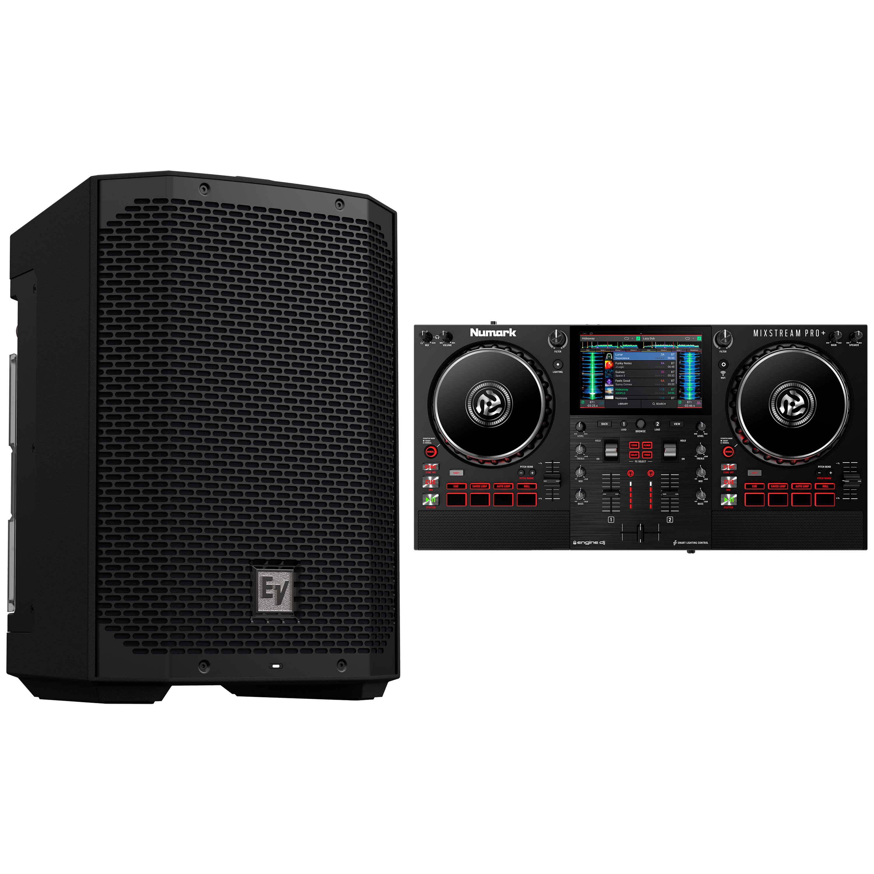 Numark Pack Mixstream Pro+ + Enceinte Everse 8