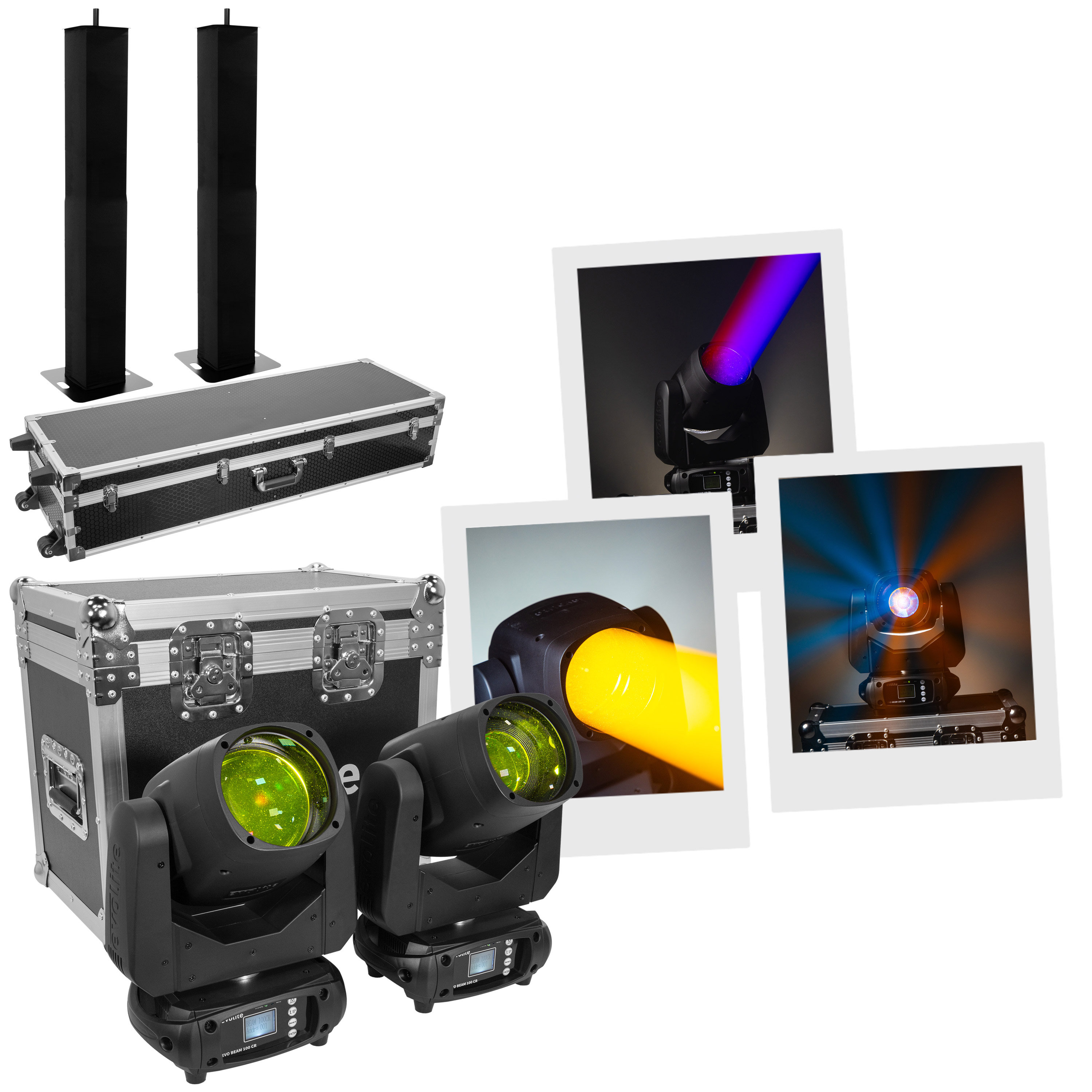 Evolite Evo Beam 100-CR Set + TOT 200-R Black Set