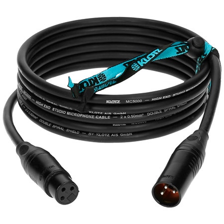Câble M5 Pro XLR mâle/femelle 50m Klotz