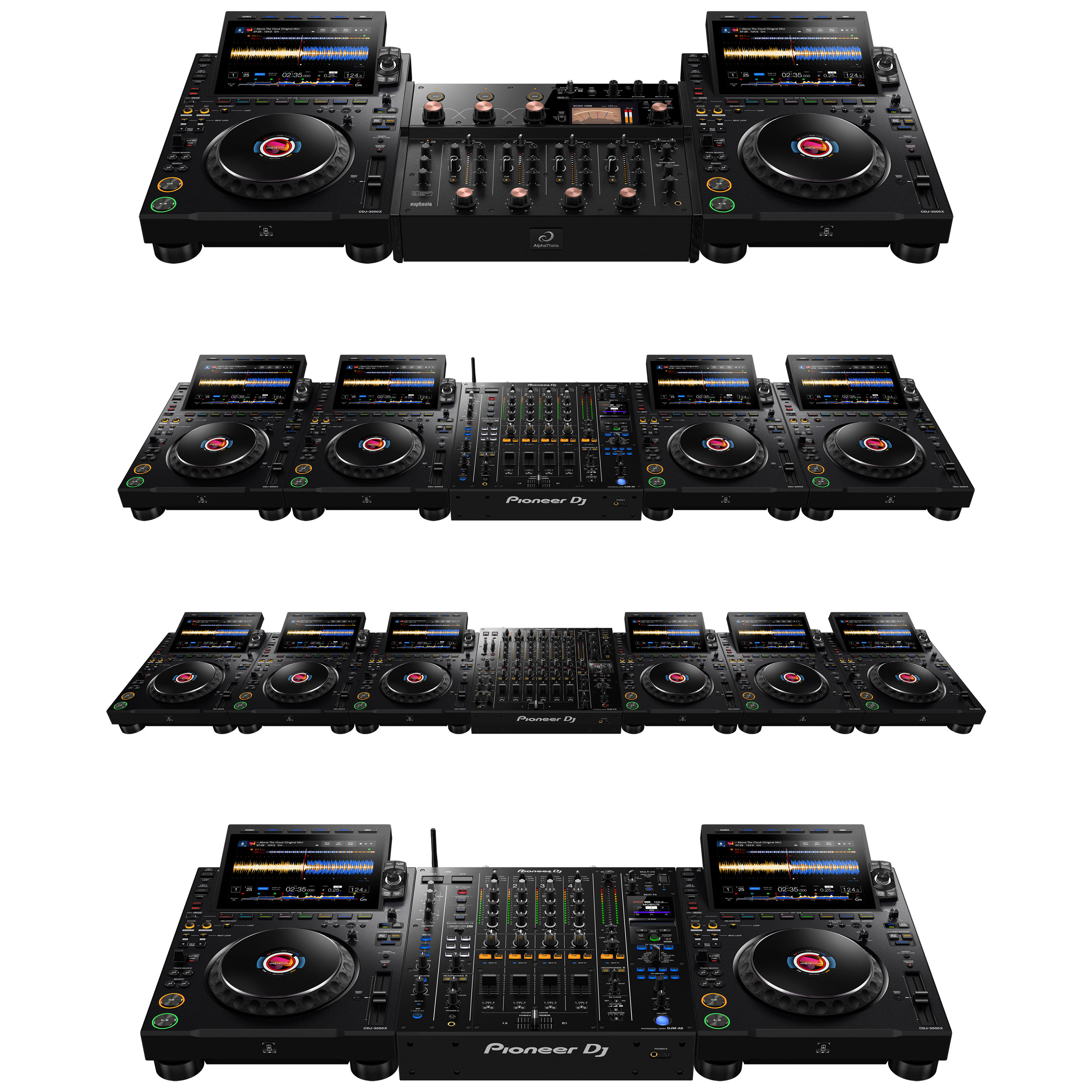 Pioneer DJ Pack CDJ-3000X + Flight Case
