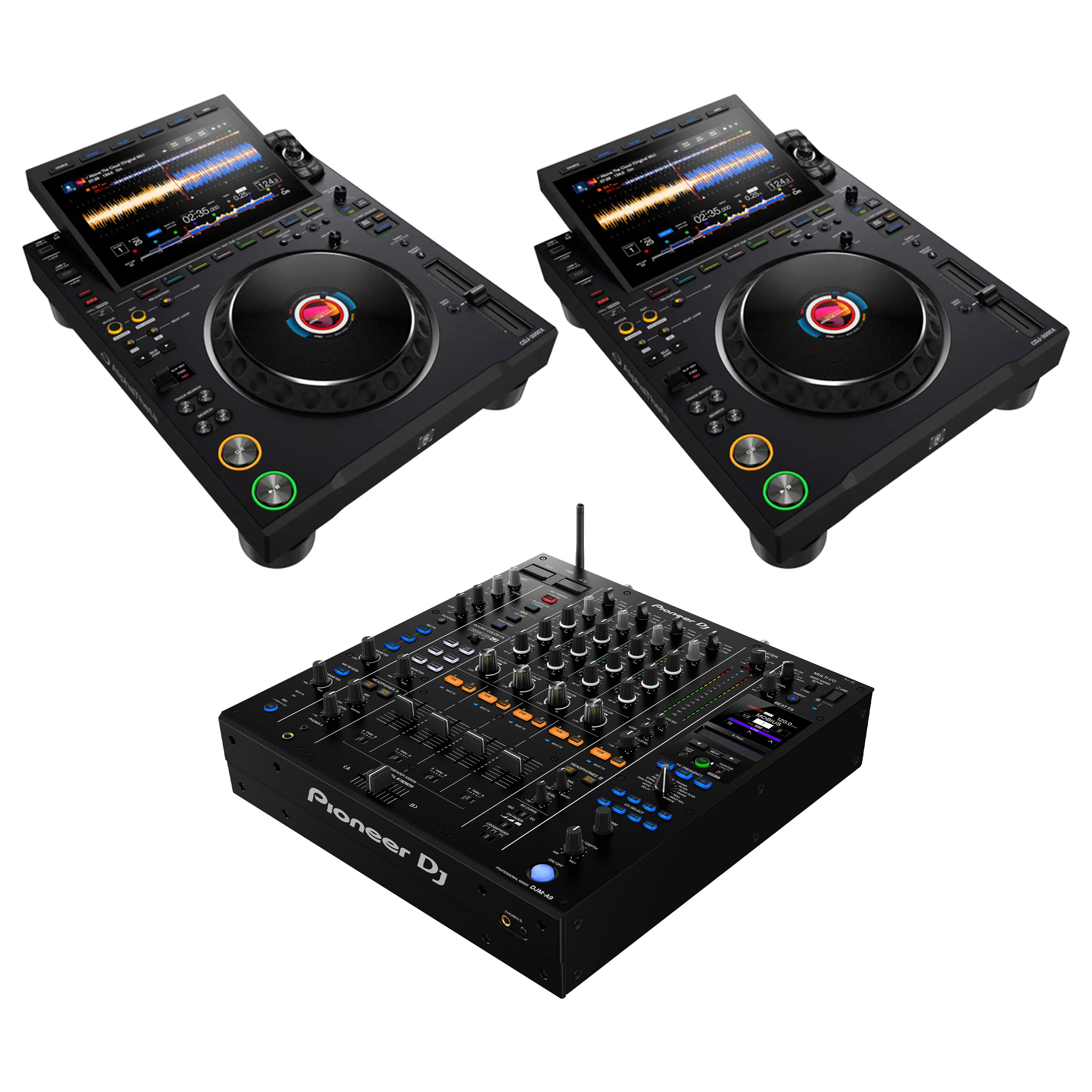 Pioneer DJ Pack DJM-A9 + 2x CDJ-3000X