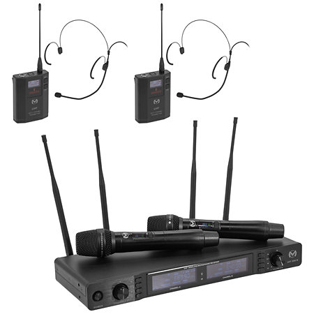 UHF 2000 M + 2 UHF 1000 Bodypack Mac Mah