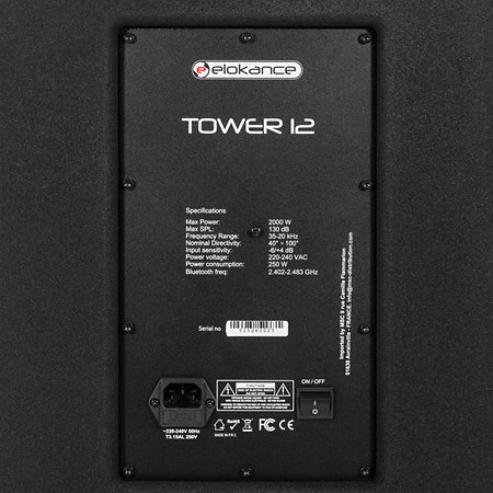 Tower 12	(la paire) Elokance