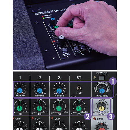 Stagepas 1K MKII + Cover + YDM 505 Yamaha