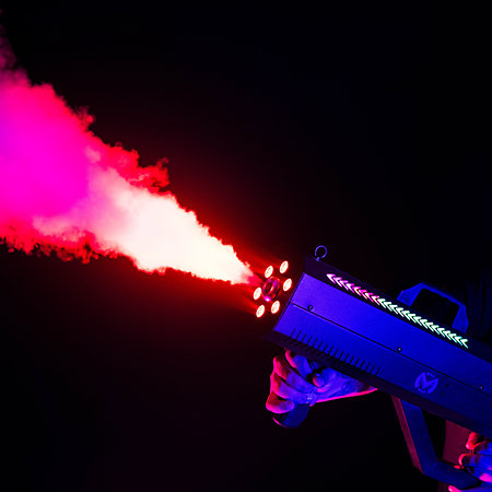 Fog Blaster 1500 RGB + Fog Fluid CO2 Effect 5L Mac Mah