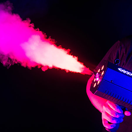 Fog Blaster 1500 RGB + Fog Fluid CO2 Effect 5L Mac Mah