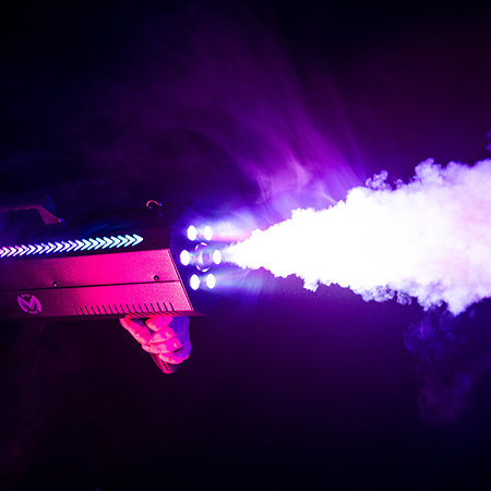 Fog Blaster 1500 RGB + Fog Fluid CO2 Effect 5L Mac Mah