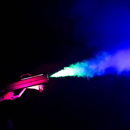 Fog Blaster 1500 RGB + Fog Fluid CO2 Effect 5L Mac Mah