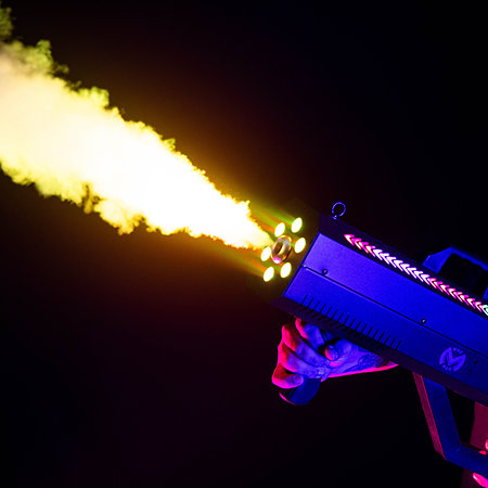 Fog Blaster 1500 RGB + Fog Fluid CO2 Effect 5L Mac Mah