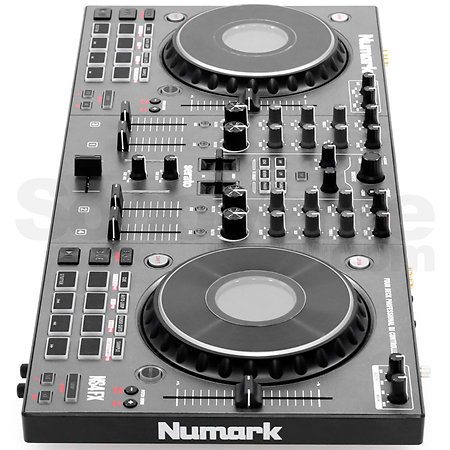 NS4FX + K-Max MK3 Large 3/4 Channel DJ Controller Backpack Numark