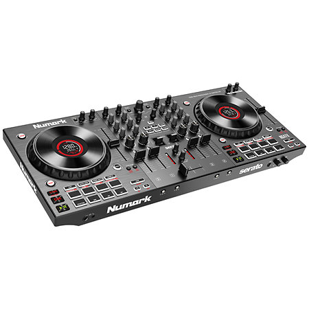 NS4FX + K-Max MK3 Large 3/4 Channel DJ Controller Backpack Numark