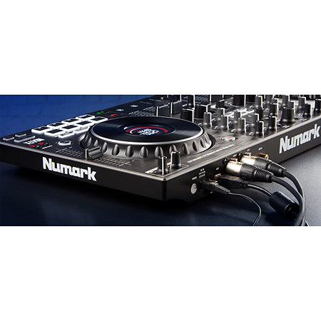 NS4FX + K-Max MK3 Large 3/4 Channel DJ Controller Backpack Numark