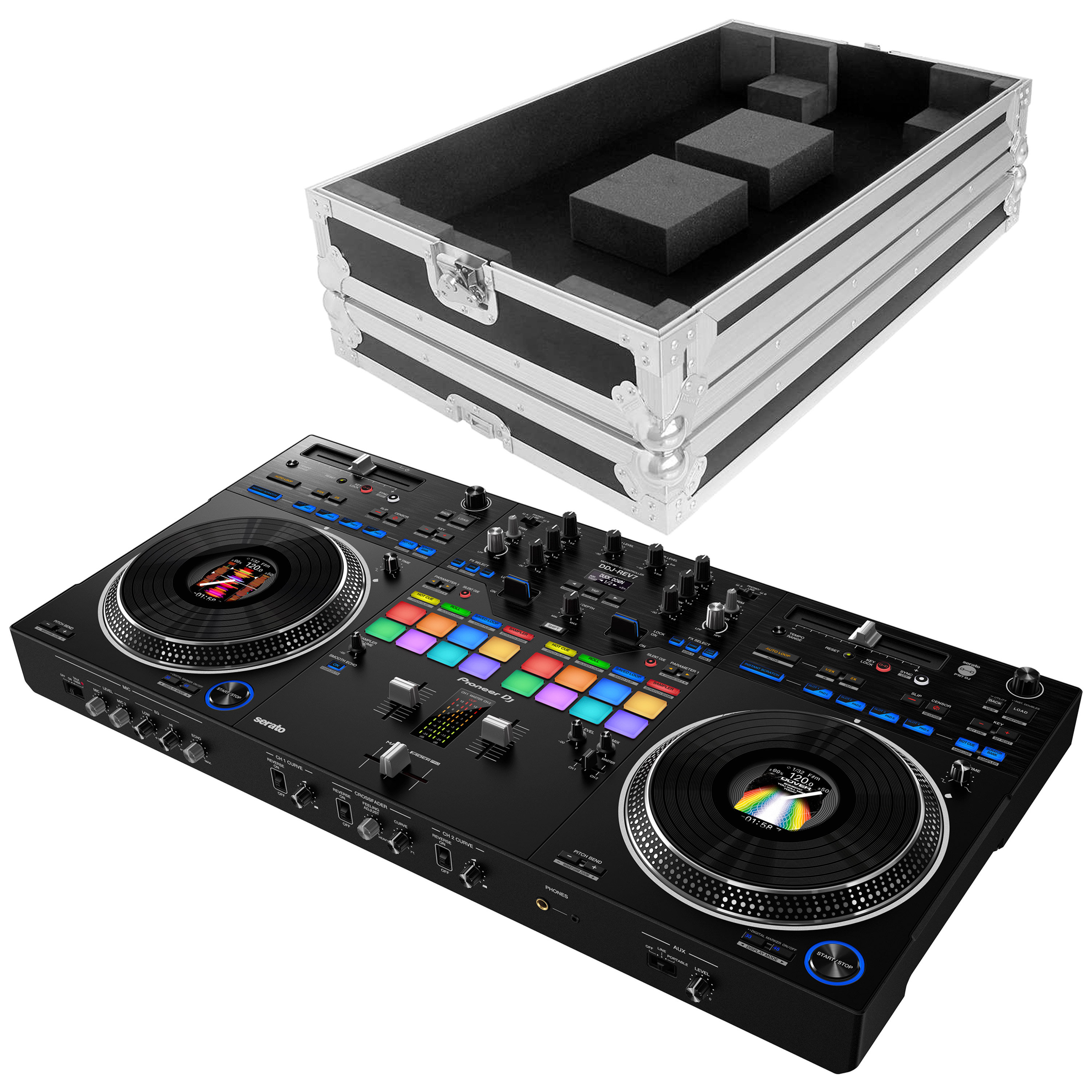 Pioneer DJ Pack DDJ Rev 7 + Flight Case