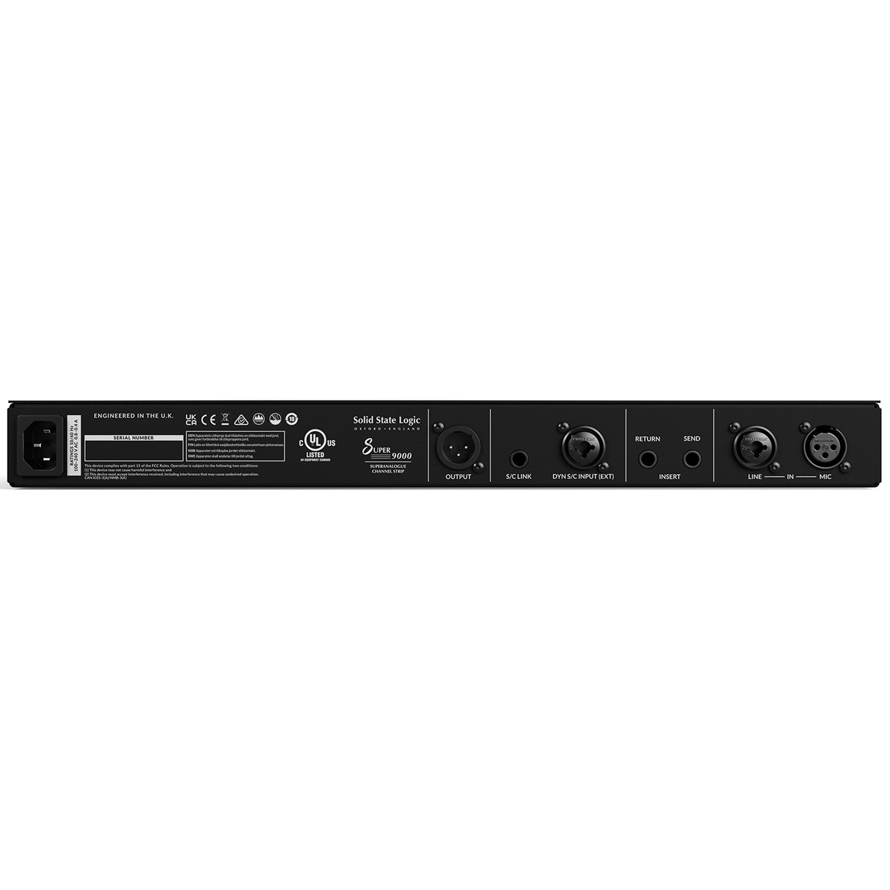 Super Ssl SSL Super 9000 SuperAnalogueTM Channel Strip - Tranche de console ...
