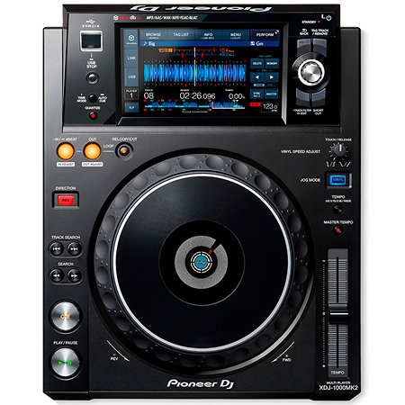 XDJ 1000 MK2 + Case L CDJ / DJM 12'' Black Pioneer DJ