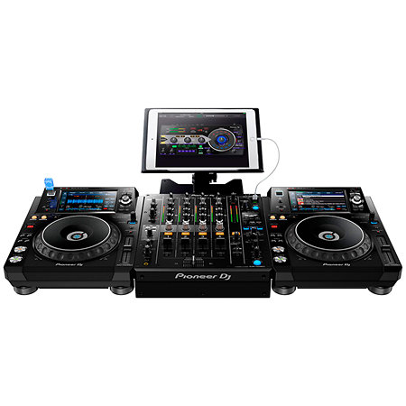 DJM 750 MK2 + Flight 12" Mixer CDJ Black Pioneer DJ