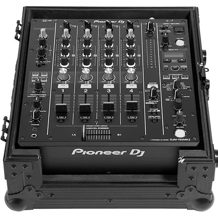 DJM 750 MK2 + Flight 12" Mixer CDJ Black Pioneer DJ