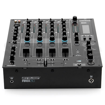 RMX 60 DIGITAL + Flight 12" Mixer CDJ Black Reloop