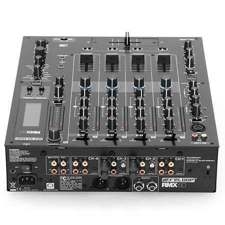 RMX 60 DIGITAL + Flight 12" Mixer CDJ Black Reloop