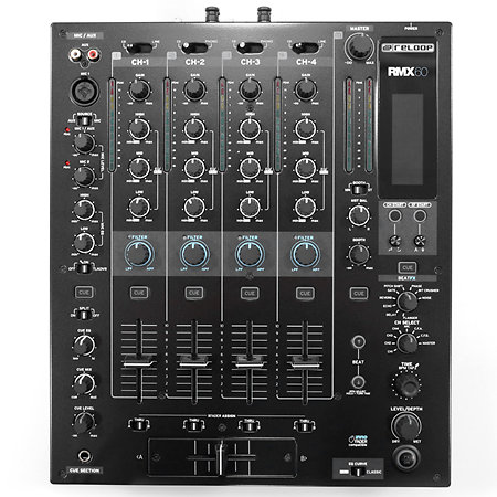 RMX 60 DIGITAL + Flight 12" Mixer CDJ Black Reloop