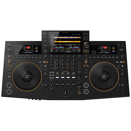 Opus-Quad + Table DJ Workstation Z Wheel Silver Pioneer DJ