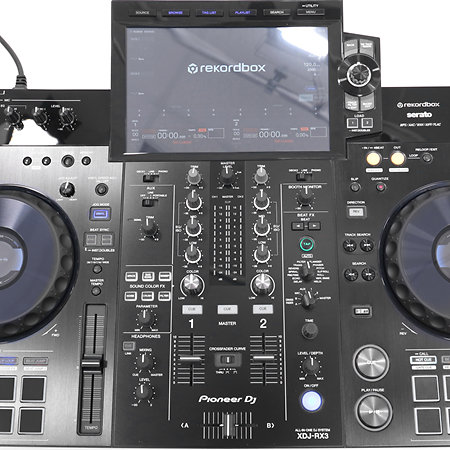 XDJ-RX3 + Table DJ Workstation Z Wheel Silver Pioneer DJ