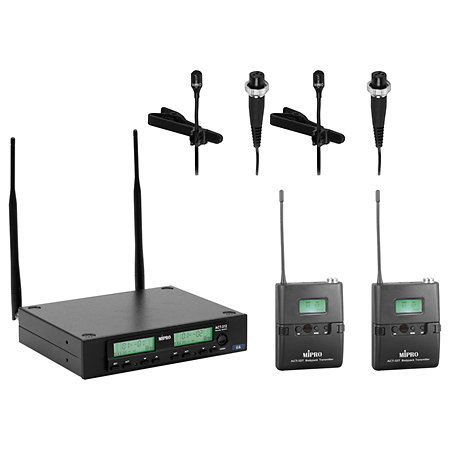 Pack ACT 300 DUO micro cravate MU55L Mipro