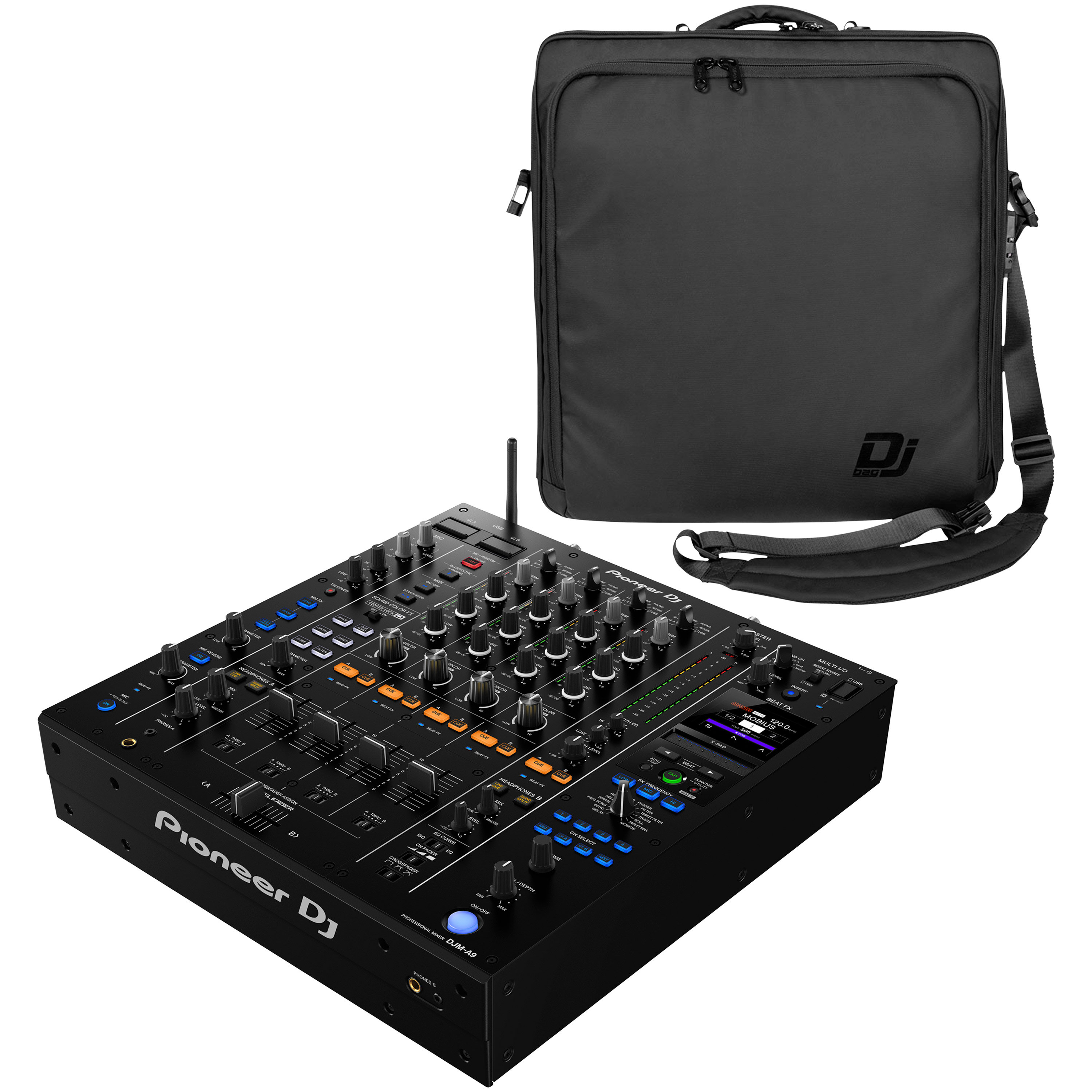 Pioneer DJ DJM-A9 + CDM-MK2 DJM-A9 Bag