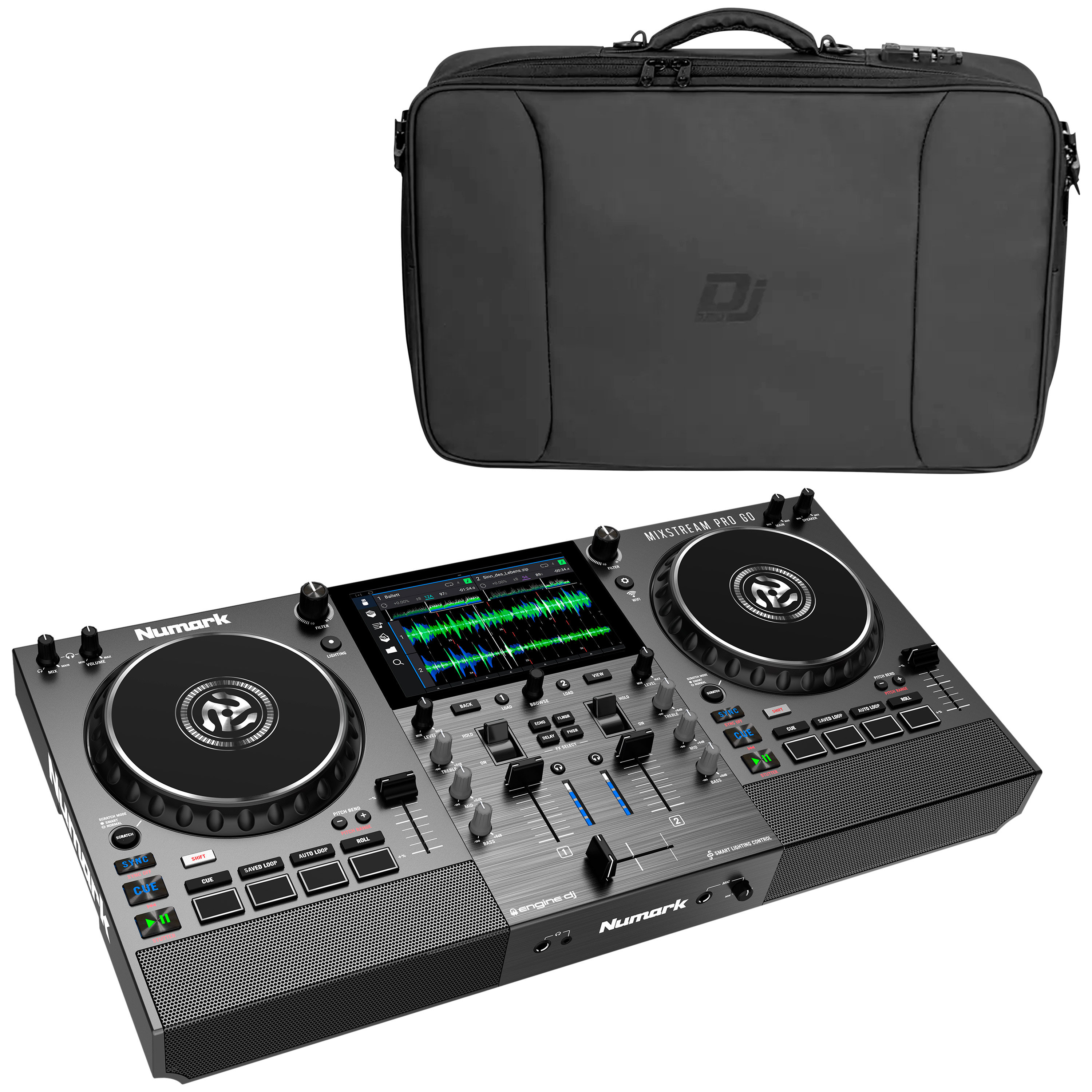 Numark Mixstream Pro Go + Comfort Medium  Bag