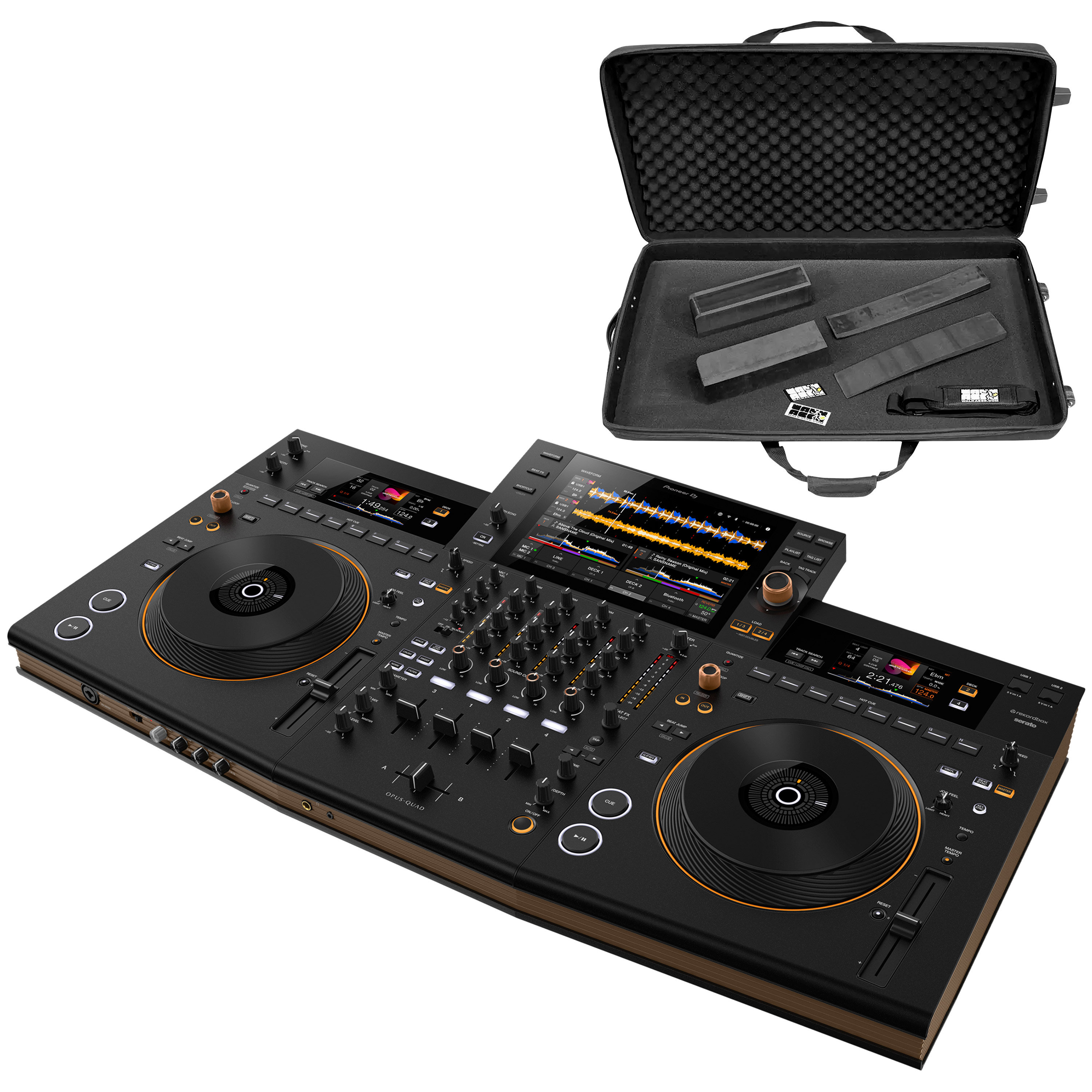 Pioneer DJ Opus Quad + Eva Case Wheel