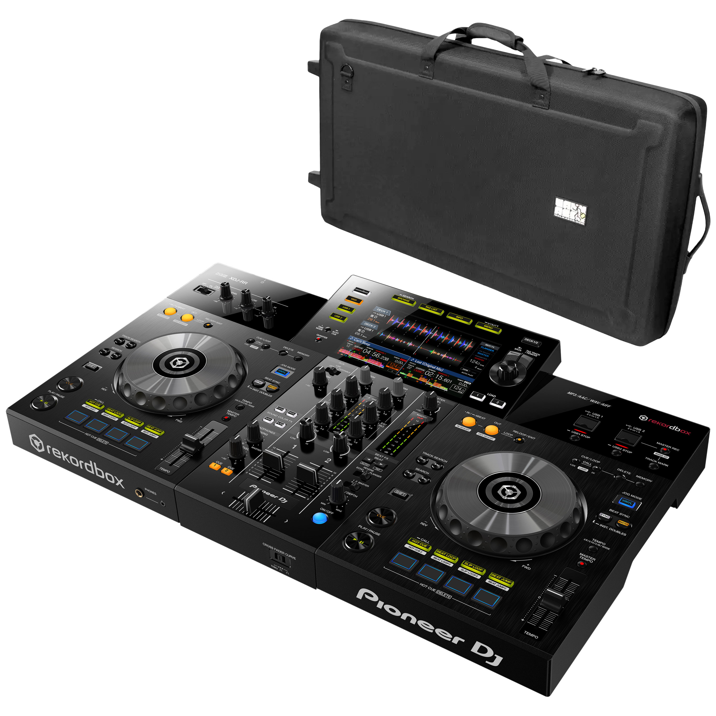 Pioneer DJ XDJ-RR + Eva-Case Pickfoam XXL Wheel
