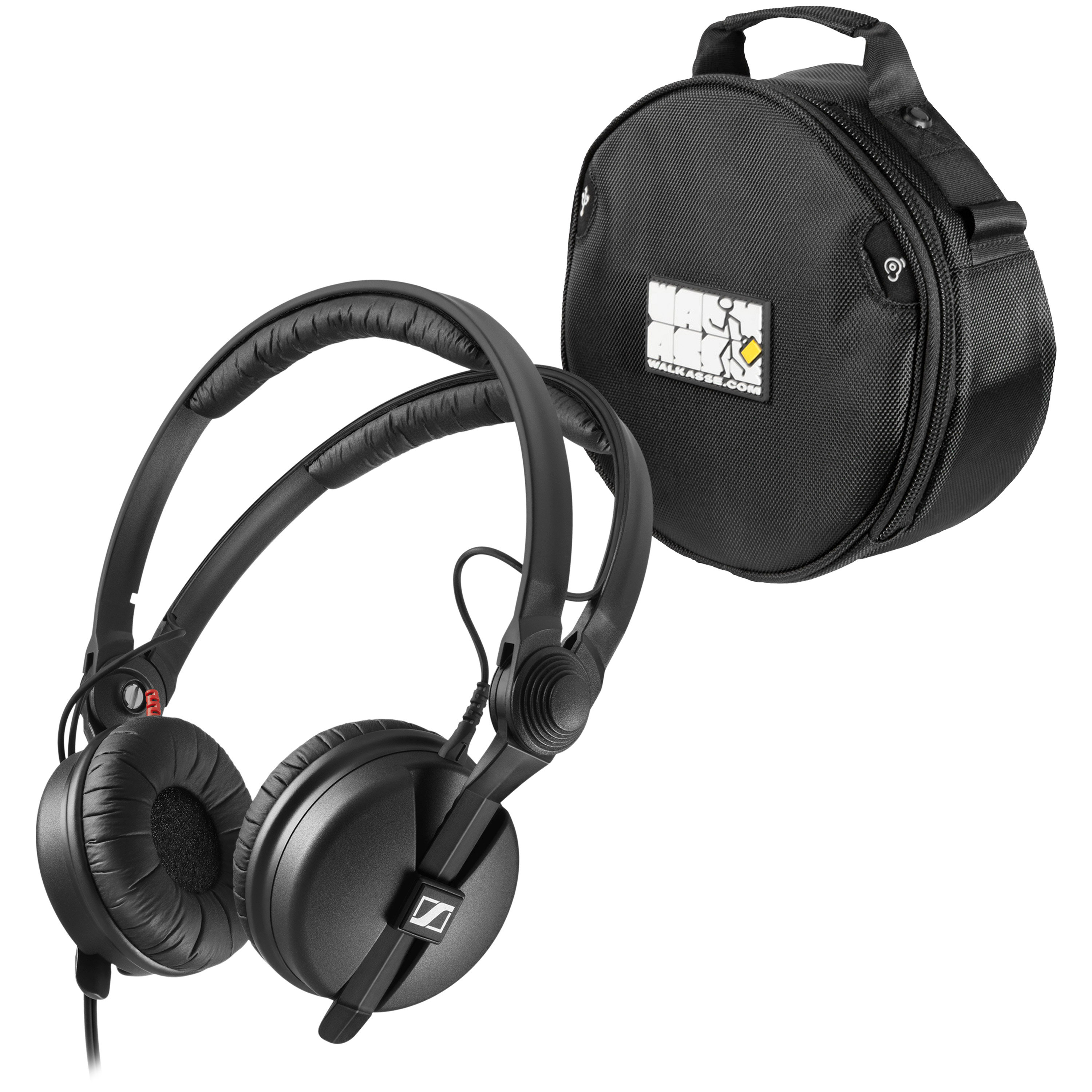 Sennheiser HD 25 + Headphone Bag Black