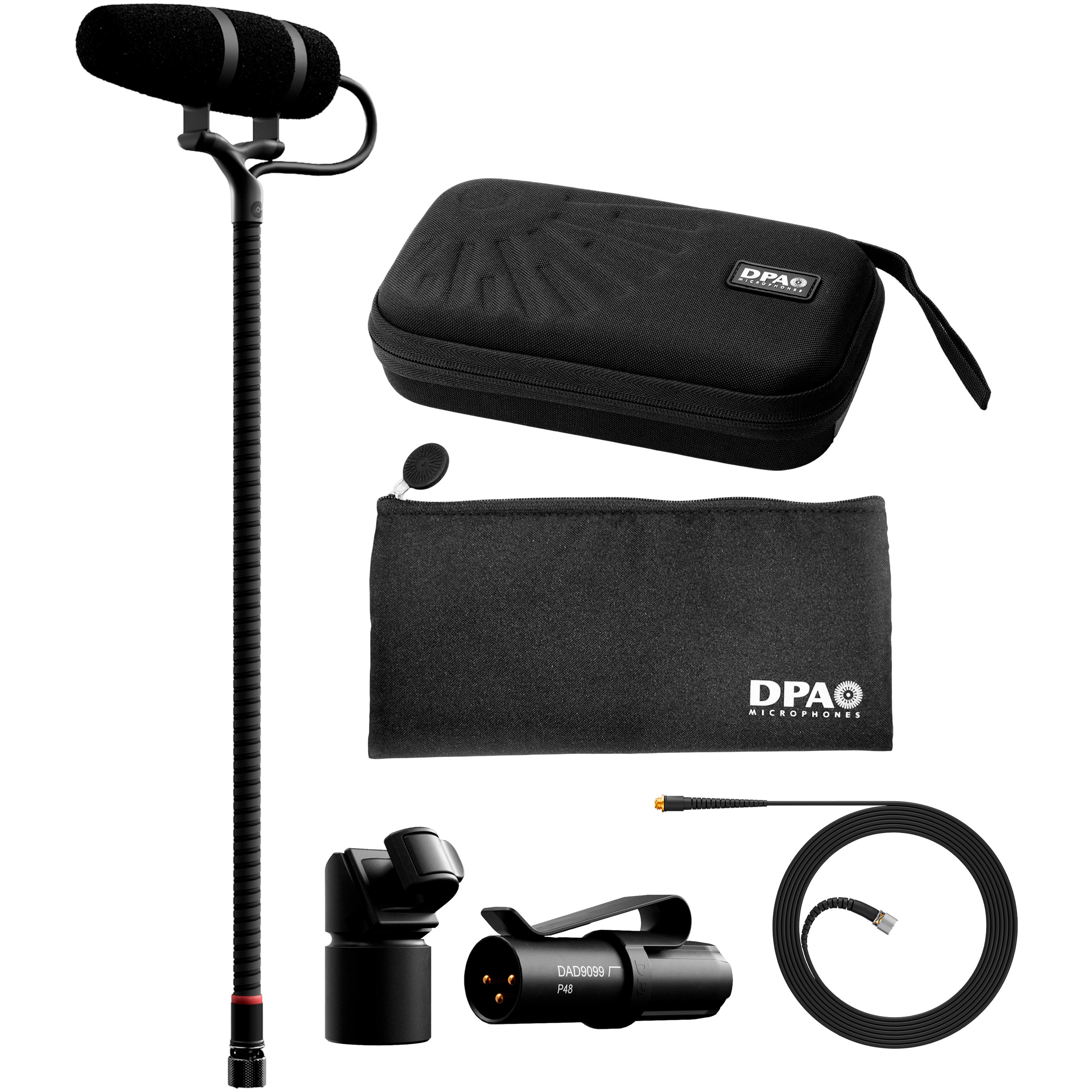 DPA 4099 CORE+ Loud SPL, Pince pour pied de micro