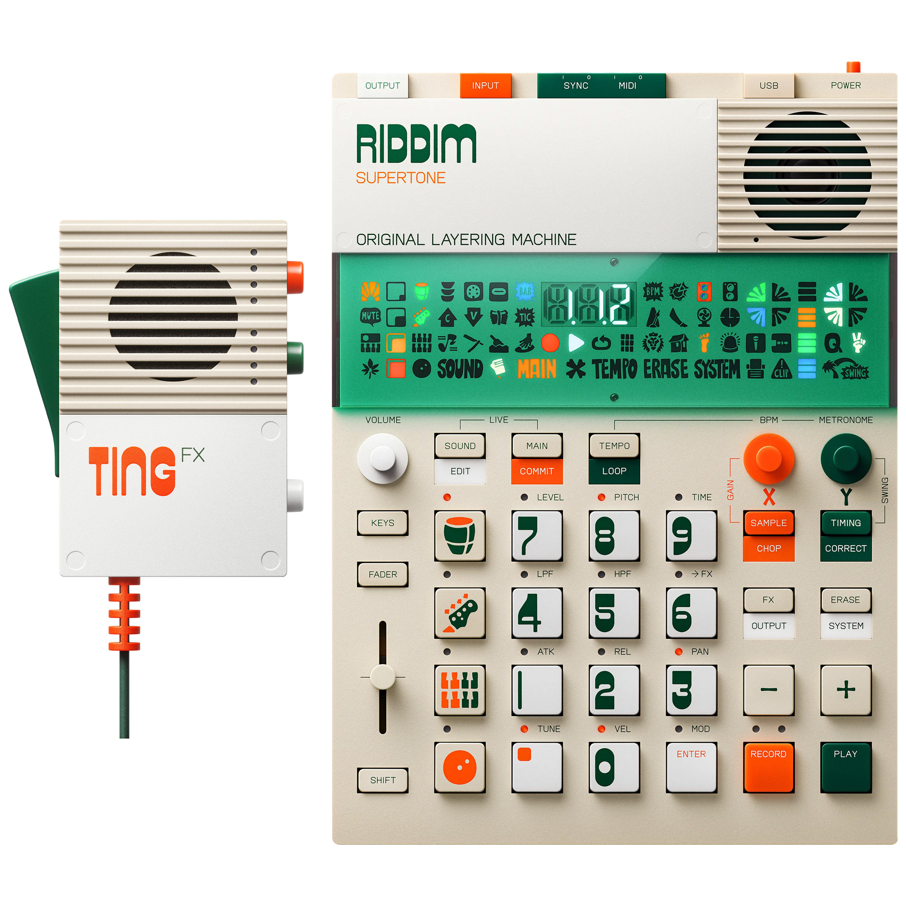 Teenage Engineering EP-40 Riddim Supertone Launch Bundle (EP-40 + EP-2350)