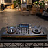Opus-Quad + Table DJ Workstation Z Wheel Silver Pioneer DJ