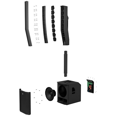 Evolve 70 Black (la paire) Electro-Voice