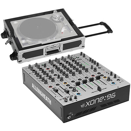 Pack Xone:96 + Trolley Case Silver Allen & Heath